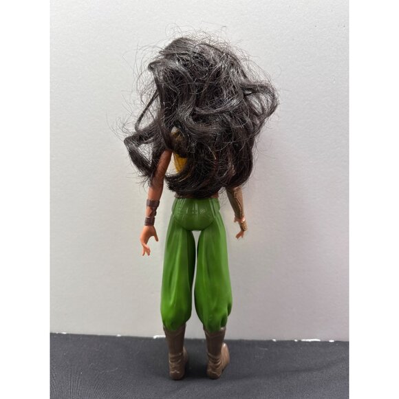 Disney Raya Doll 2020 By Hasbro - 11" Tall Yellow Top & Green Pants Articulated - Picture 2 of 5